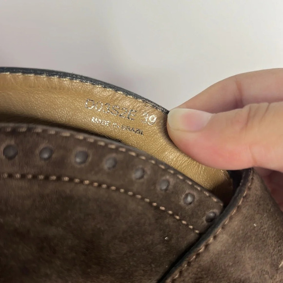 Geox Respira Suade Brown Buckle Heel Ankle Boots EU 39 US9 - Picture 12 of 13